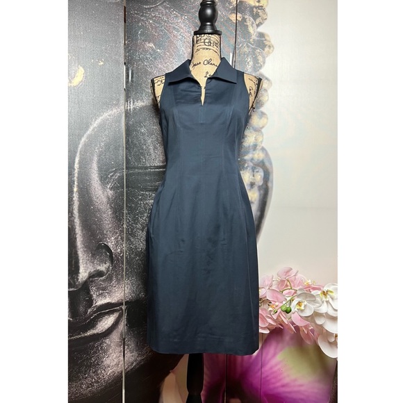 armani collezioni blue dress Armani Dress